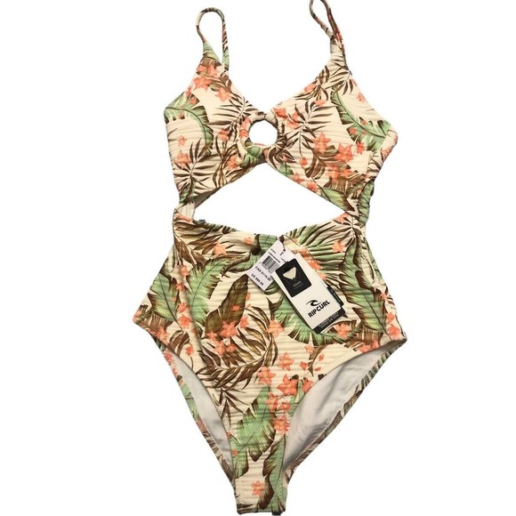 Rip Curl Women’s La Quinta Good One Piece Vacation Swimsuit Sz Small New w/tag - Picture 1 of 5